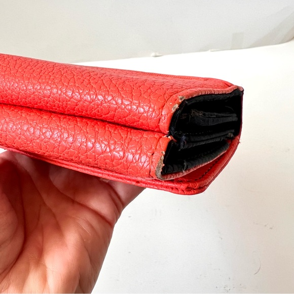 NAUTICA ID Safe Snap Closure Coral/Orange Wallet - Picture 17 of 17